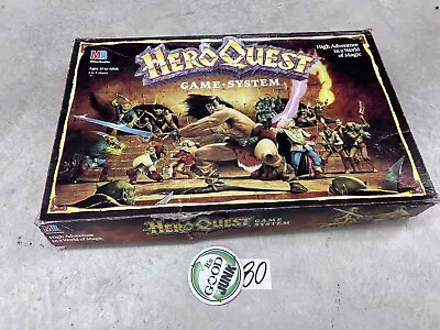 HERO QUEST - Board Game - Vintage 1990 Milton Bradley - Incomplete Used • $52.19