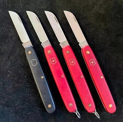 Victorinox GARDNER / FLORAL Swiss Army Knife - Red / Black Handle - Lot Of 4 • $49