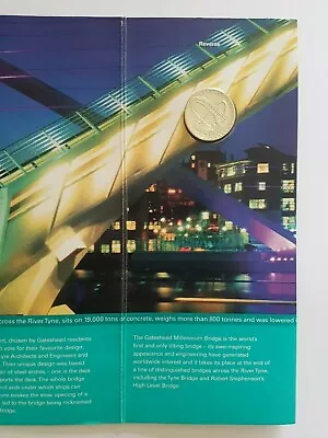 2007 Gateshead Millennium Bridge One Pound £1 Coin Brilliant Uncirculated BUNC  • £13.49