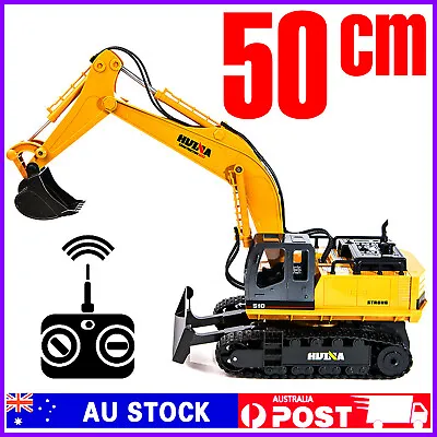 2.4 RC 1:16 Remote Control Excavator Engineering Digger 1510 Car Truck Huina Toy • $89.95