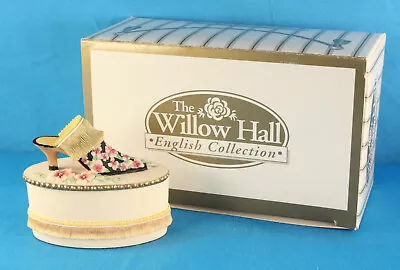 Willow Hall Shoe Trinket Box - Victorian Shoes Collection -  Evelyn  No. 7803 • $4.99