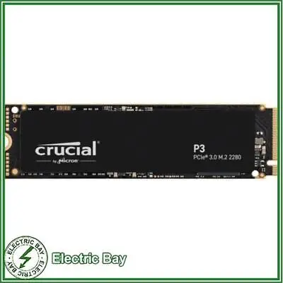 $169 • Buy Crucial P3 2TB 3500 PCIe Gen 3 NVMe M.2 (2280) SSD Solid State Drive