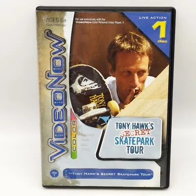 VideoNow Color XP: Tony Hawk's Secret Skatepark Tour On Disc Video Now • $6.38