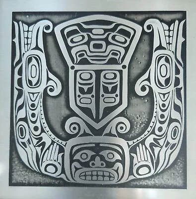 Kwakwaka'wakw Native American Indian Plaque Of Sisiutl Sea Serpent And Shield • £26