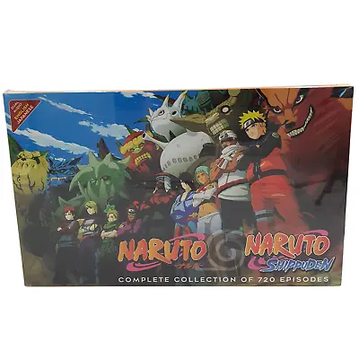 Naruto Shippuden Anime Dvd Complete 1-720 Episodes Tv Series English Dubbed Sub • $169.69