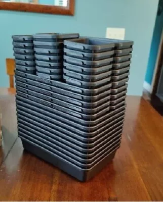 Tool Box Organizer Tray Dividers Set Tool Accessories Cabinet Bins Black 45 Pack • $29.41