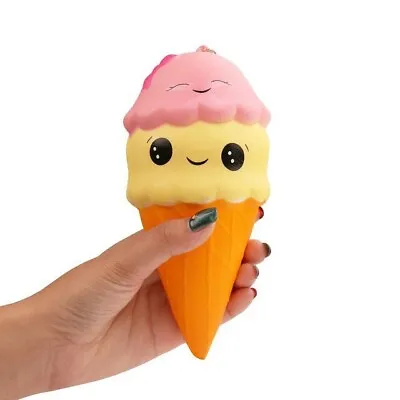 $6.99 • Buy Ice Cream 16CM Squishy Squeeze Realistic Slow Rising Charms Collection Stress Re