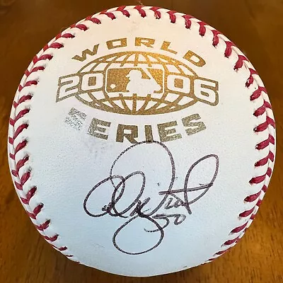 Adam Wainwright Signed Autographed 2006 World Series Baseball Ball JSA COA • £216.85