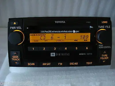 06 07 08 09 TOYOTA 4Runner JBL Synthesis Radio Stereo 6 Disc Changer CD Player • $254