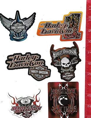 6 Vintage 2009 Inside Stickers Harley Davidson Licensed Product Series 2 • $8