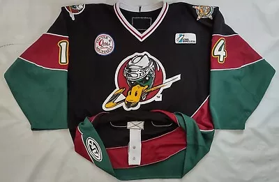 Vintage Ak Quad City Mallards #14 Sampair Game Used And Signed Hockey Jersey • $5999.99