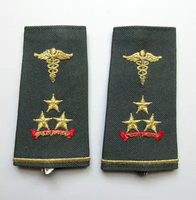 Unknown Medical Military Security Officer Uniform Soft Shoulder Boards #3 • $7.50