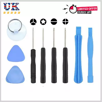 Mobile Phone Opening Tool Kit Screwdriver 9 In 1 Set For Repair IPhone 7 8 X • £1.95