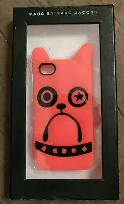 MARC BY MARC JACOBS Pickles The Pink Bulldog Silicone IPhone4 Case FREE-Shipping • $5.99