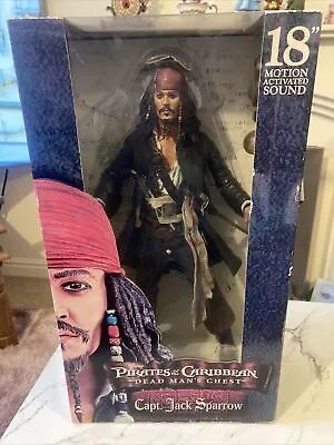 Disney Store Captain Jack Sparrow 18  Motion Activated Talking Figure • £140