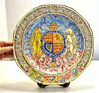 Rare Large Size Paragon 'Charger Plate' For King George VI's 1937 Coronation • $350