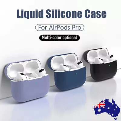 Silicone Case For Airpods Pro Shockproof Slim Soft Protective Cover Skin Cases • $4.99