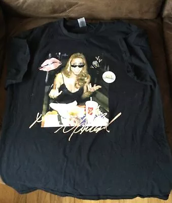 Mariah Carey McDonalds T-Shirt Tee Limited Edition Black - Size Large • $10