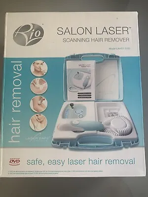 Rio Salon Laser Scanning Safe Easy Hair Removal Home System LAHS2-3000 • £18.99