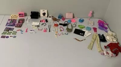 Vintage Barbie Doll Accessories CD Phones Hand Bags Necklaces Money Clothes • $14.99