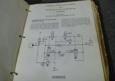 Massey Ferguson 550 Combine Electrical System & Wiring Diagrams Service Manual • $279.30