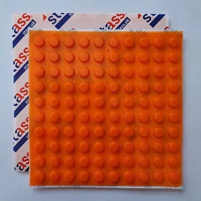 £1.99 • Buy RUBBER FEET Self Adhesive Orange Rubber Pads, Visually Impaired Bumpons