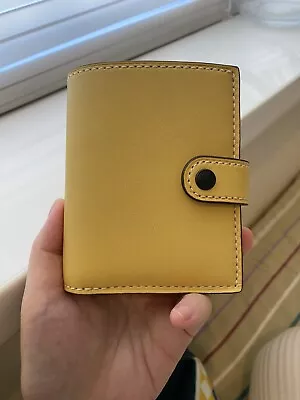 £35.99 • Buy Coach Snap Wallet Yellow Brand New