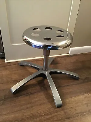 ADEL Medical Doctor Stool Seat Chair Aluminum & Chrome 1988 Hospital • $150