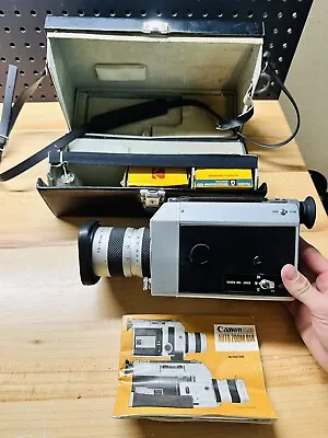 (O) Canon Auto Zoom 814 Super 8 Zoom Reflex Movie Camera • $262.39