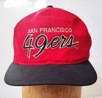 San Francisco 49ers Sports Specialties Script Snapback Vintage Football Hat OSFM • $10.59