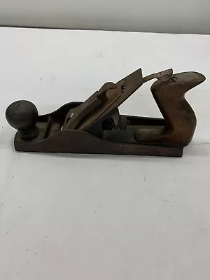 Vintage 9 1/2’” X 2-1/2” Unbranded Tool Steel Wood Plane  ~ Tested And Working • $15