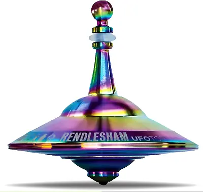 UFO Tops | Rendlesham | Metal Spinning Top | Inspired By The 1980 UK Sighting • $17.99
