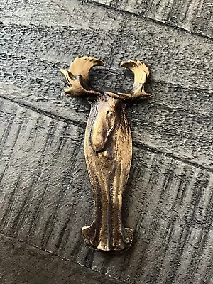 Vintage Bottle Opener Moose Canada Brass Metal • $11.04