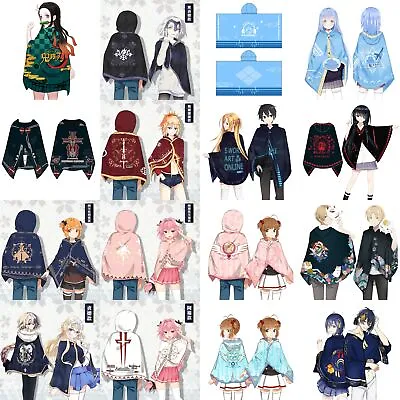 $56.75 • Buy Anime Attack On Titan Shingeki No Kyojin Cloak Cape Clothes Cosplay Coats Unisex