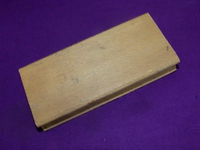 £3.99 • Buy Letterpress Printing Adana OLD WOODEN PLANER BLOCK Wood For Planing Down Formes