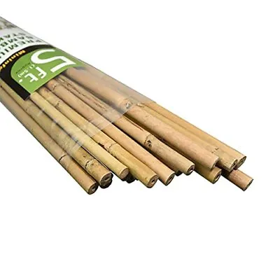 Natural Bamboo Stakes 5 Feet Ecofriendly Garden Stakes Plant Stakes Supports Cli • $39.73