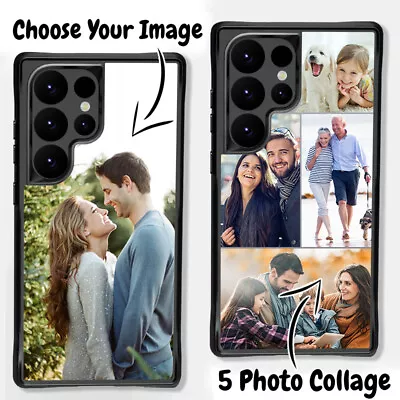 For Samsung S24 S23 Ultra A35 A55 DIY Personalised Custom Photo Phone Case Cover • $5.21