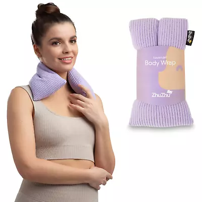 £10.95 • Buy Zhu-Zhu Lilac Fleece - Lavender Body Wrap Microwave Wheat Bag Heat Pack Warmer