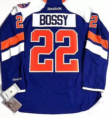 RARE-MEN-NWT-SMALL MIKE BOSSY NY ISLANDERS 3rd NHL LICENSED REEBOK HOCKEY JERSEY • $199.99