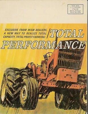 M&W Gear Co. Total Performance Color Magazine Brochure Pistons Turbo 34/38 • $18.50