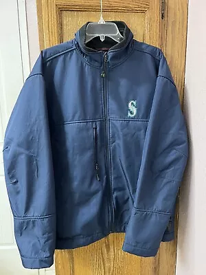 Seattle Mariners Antigua Men's Large Full Zip Light Weight Jacket • $25