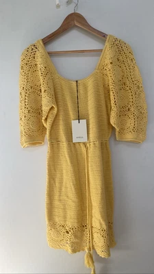 $150 • Buy Spell And The Gypsy Let The Sunshine In Yellow Mini Dress S