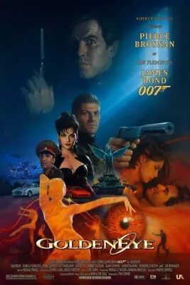 GOLDENEYE James Bond 007 Movie Print Matthew Peak #/85 Mondo • $150
