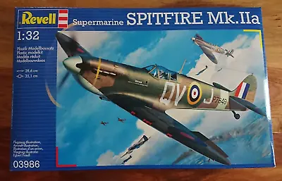 Revell 03986 Supermarine Spitfire Mk.IIa 1:32 Scale Plastic Model Kit NEW • £29.99