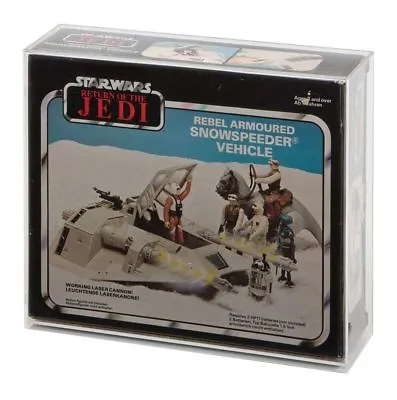 Acrylic Display Case - Boxed Vintage Star Wars Snowspeeder (GW Acrylic AVC-006) • $58.50