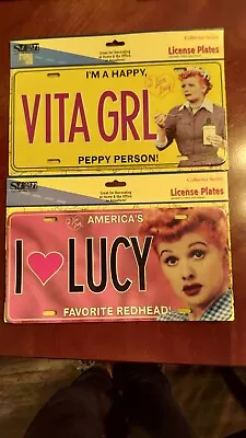 I Love Lucy License Plate 2 Lot • $25