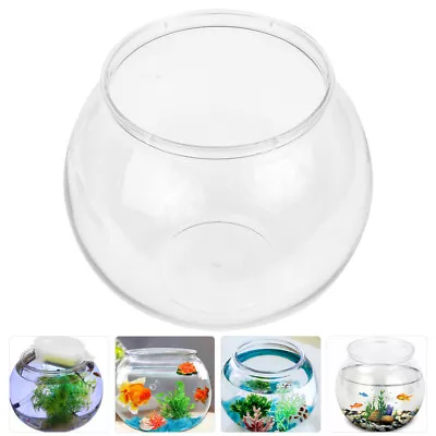  Transparent Fish Tank Globe Aquarium Bowl Turtle Delicate Glass • $21.89