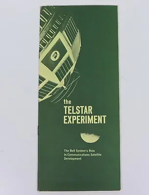 Telstar Experiment Bell System's Satellite 1963 Brochure SPACE EXPLORATION Vtg • $7.96