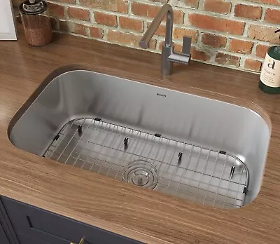 Ruvati 30-inch Undermount 16 Gauge Single Bowl Kitchen Sink- RVM4250 • $99