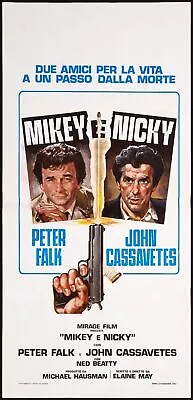 Mikey And Nicky Poster John Cassavetes Peter Falk Colombo 1975 Playbill Poster • $75